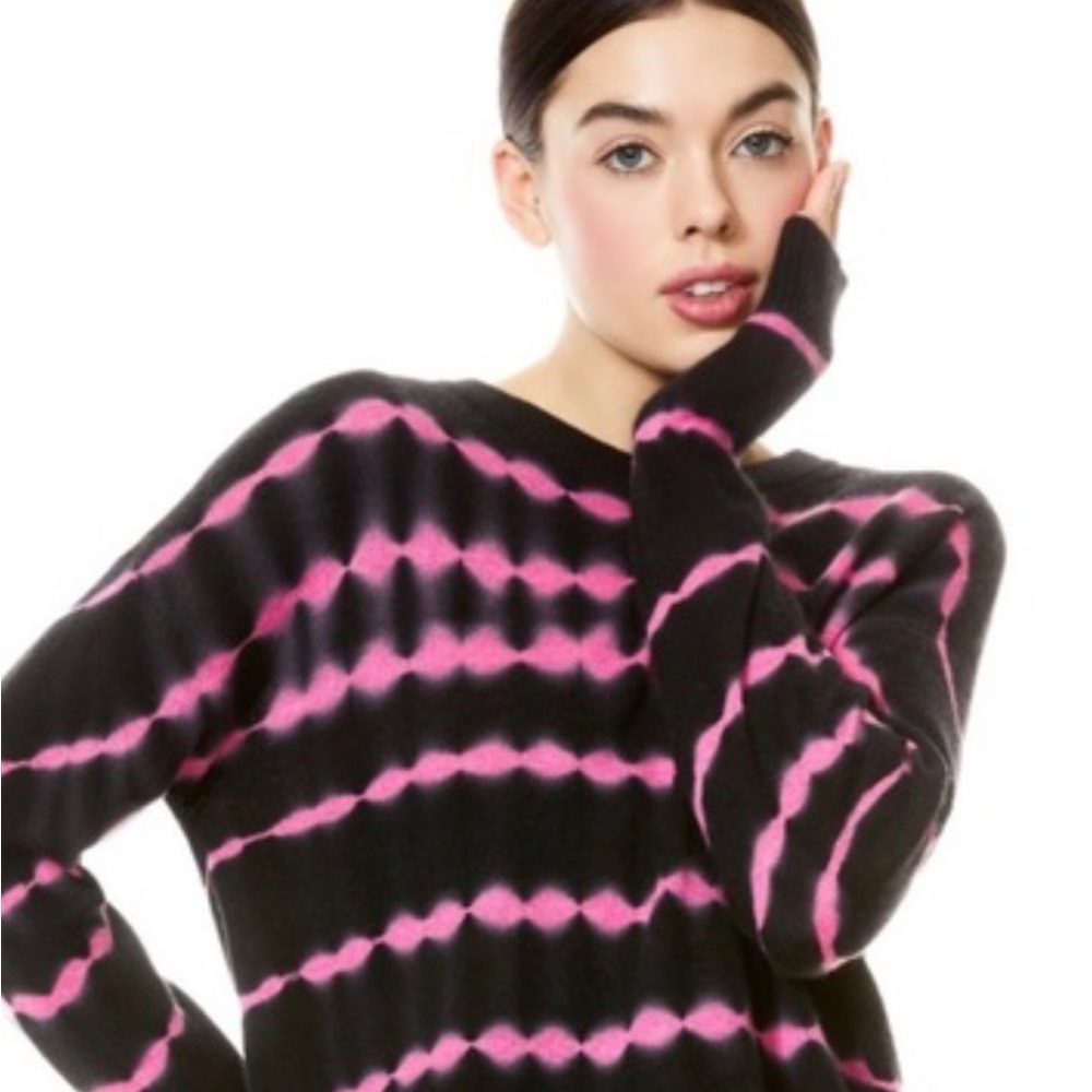 Black and Pink Women's Sweater